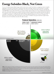 Energy Subsidies Black, Not Green Energy Subsidies Black, Not Green